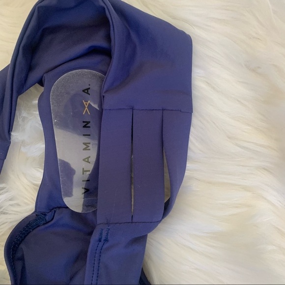 Vitamin A Emilia navy blue bikini bottoms - Picture 5 of 7